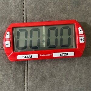 Red Lakeshore Digital Timer